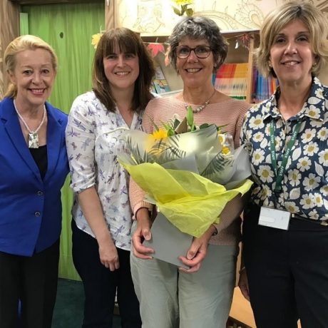 Anthea collard retirement photos with head teacher